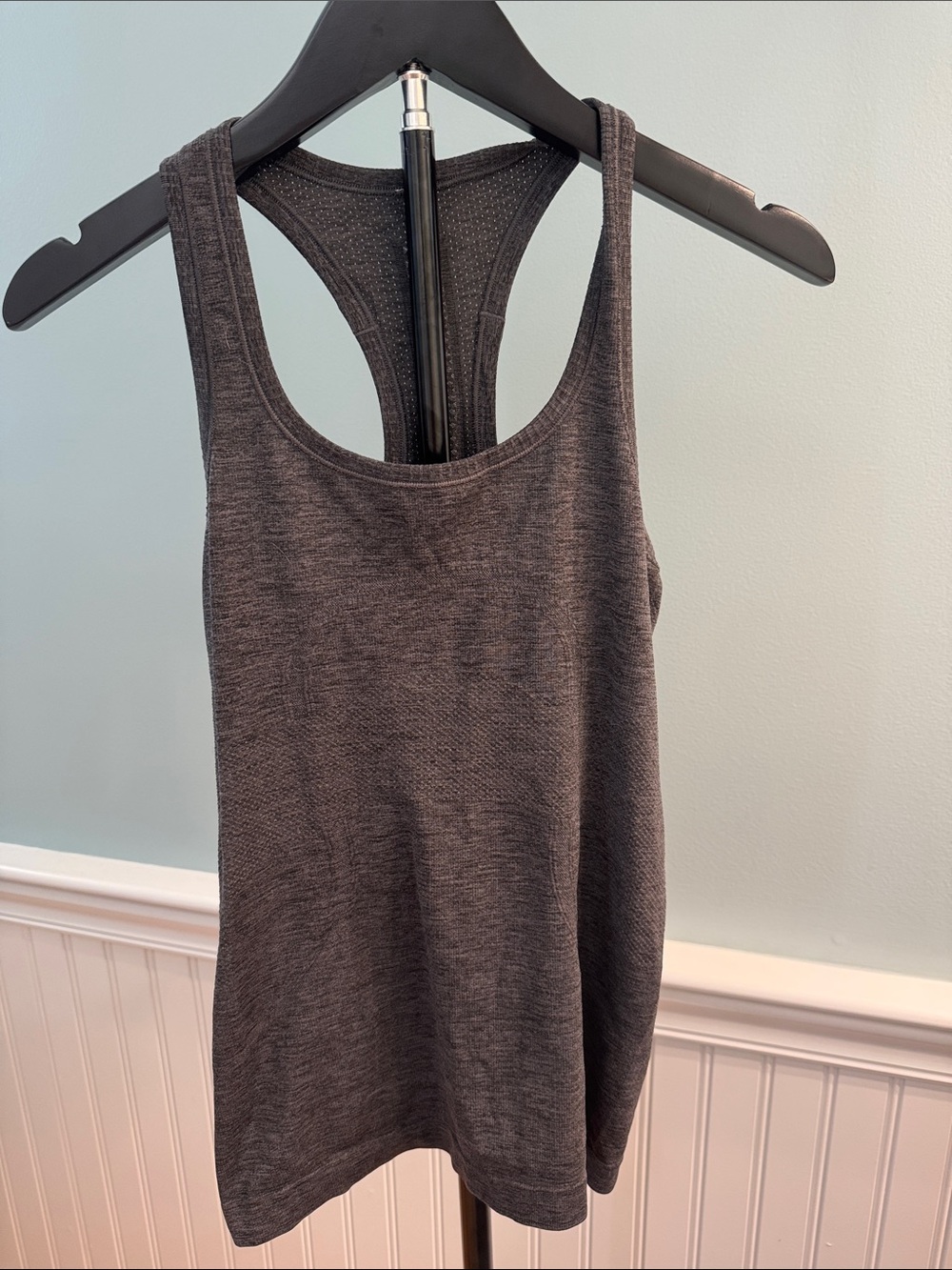 Women's Gray Racerback Tank Top by Lululemon
